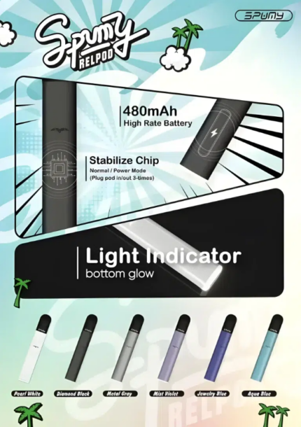 SPUMY主機/新冰熊五代煙桿/思邦迷霧化桿/通用4代5代煙彈