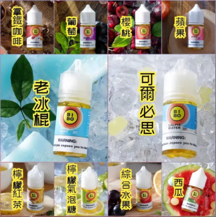 BIBO菸油 小煙煙油 30ML/0MG 注入式經典款 台灣電子煙批發