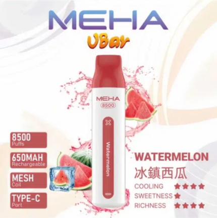 魅嗨小白條 MEHA VBar 8500口拋棄式電子煙